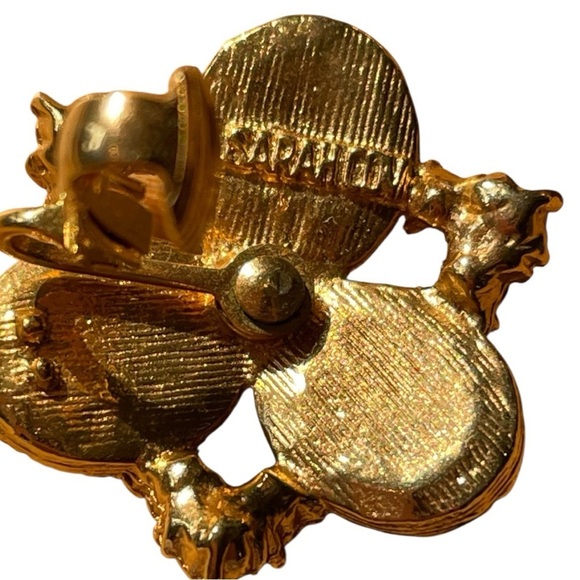 Sarah Coventry Americana brooch and clip on earring set, from the early 1970’s - Picture 7 of 7